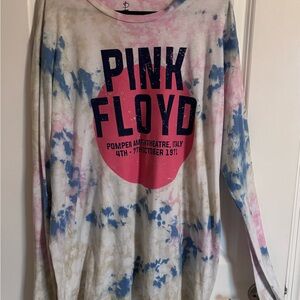 Old Navy Pink Floyd Tie-Dye Long Sleeve Tee